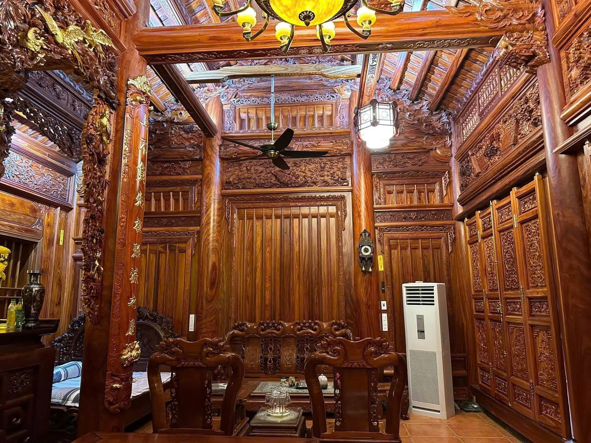 Nội thất gỗ tự nhiên trong không gian sống