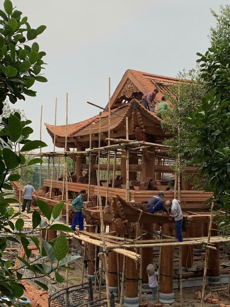 Công trình chùa gỗ