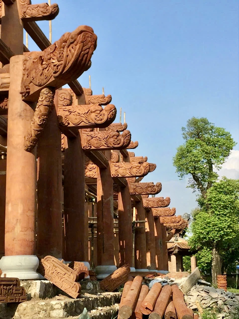 Công trình nhà gỗ hoàn thiện