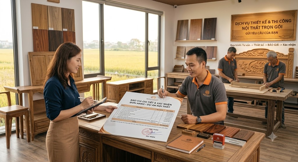 Báo giá và xác nhận