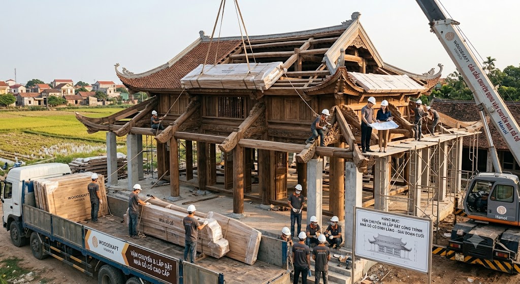 Vận chuyển và lắp dựng